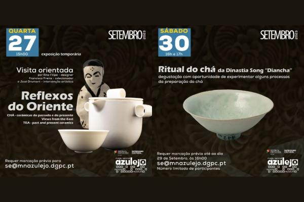 A exposição REFLEXOS DO ORIENTE estará patente no Museu Nacional do Azulejo até 8 de outubro 2023