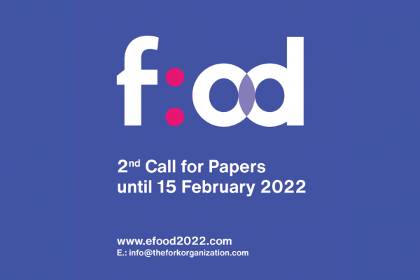 E:FOOD - 2nd CALL FOR PAPERS & CALL FOR PROJECTS 