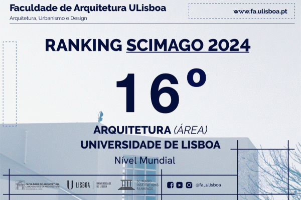 Arquitetura da ULisboa volta a liderar no Ranking SCIMAGO 2024