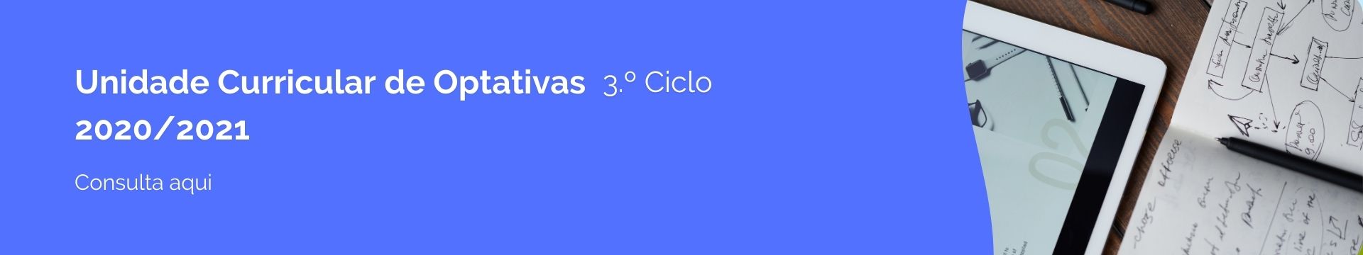 Optativas 2020/21 - 3.º ciclo