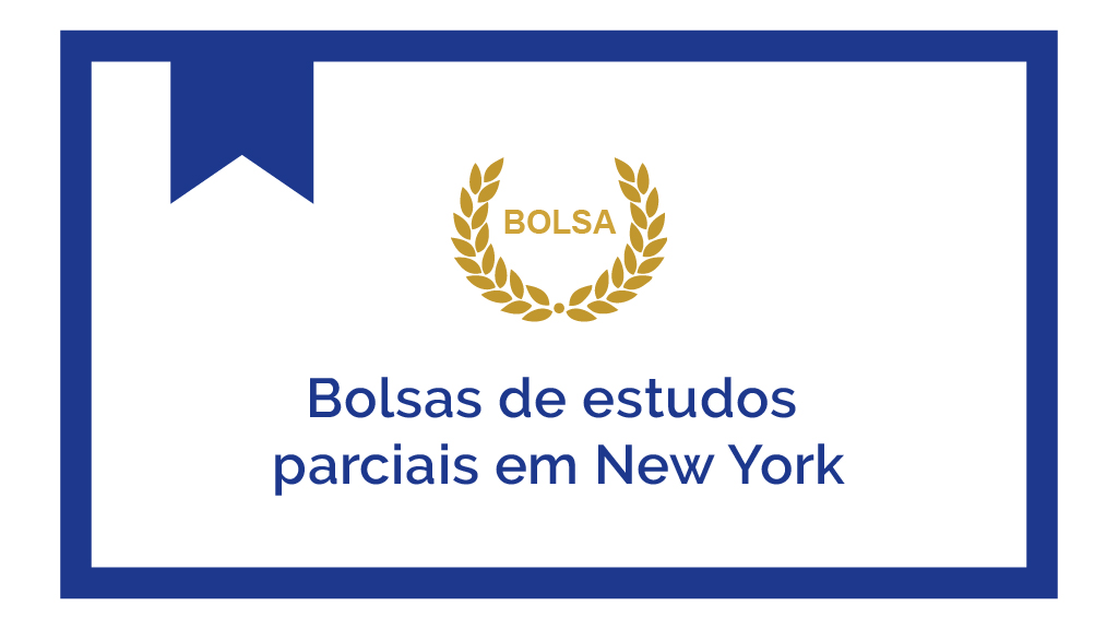 concurso de Bolsas parciais para estudos em Nova Iorque abertas até 21 de fevereiro