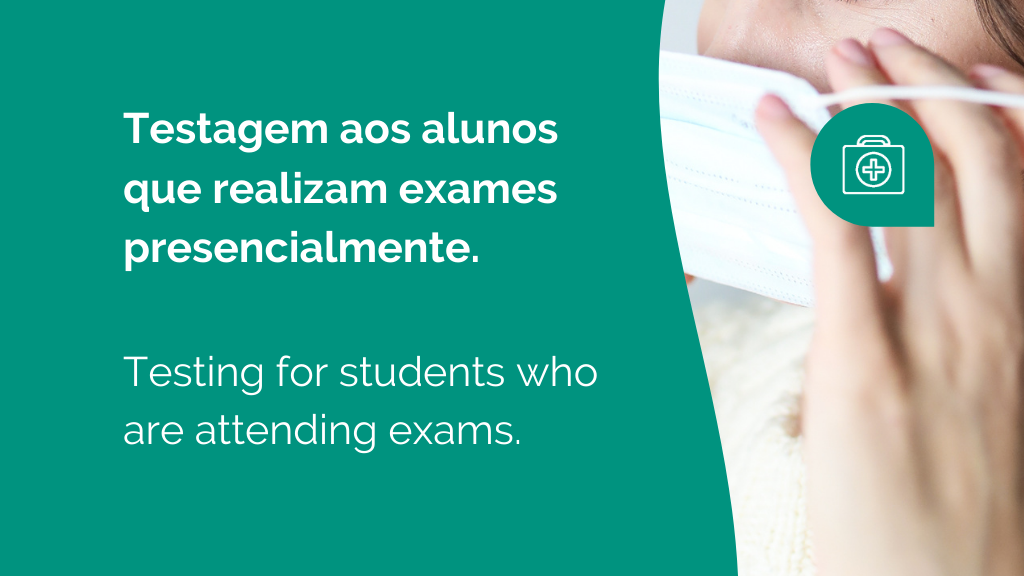 Testagem generalizada aos alunos que realizem exames presenciais na FA.ULisboa