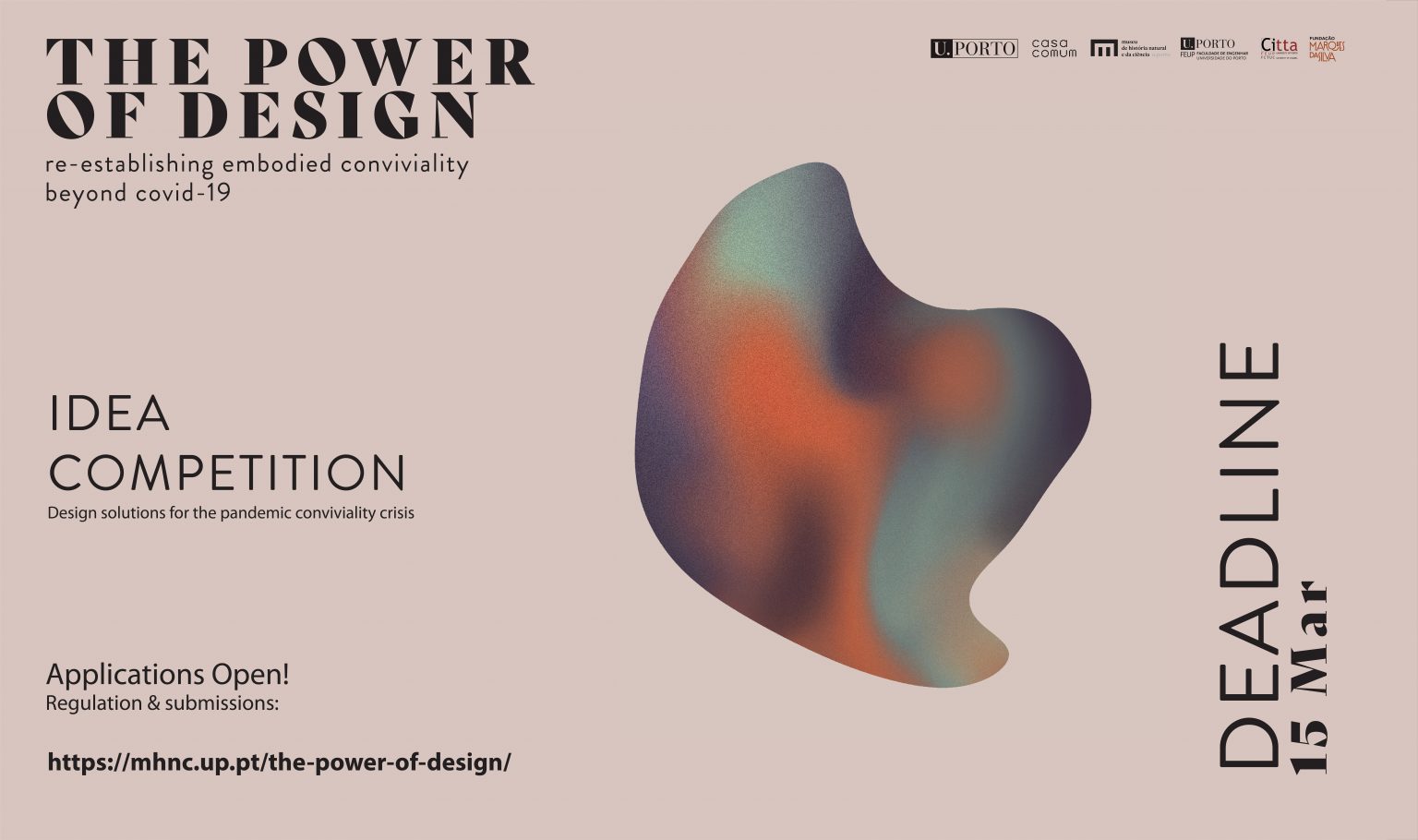 Concurso de Ideias: o poder do design: restabelecer o convívio de proximidade durante e após a covid-19, até 15 de março