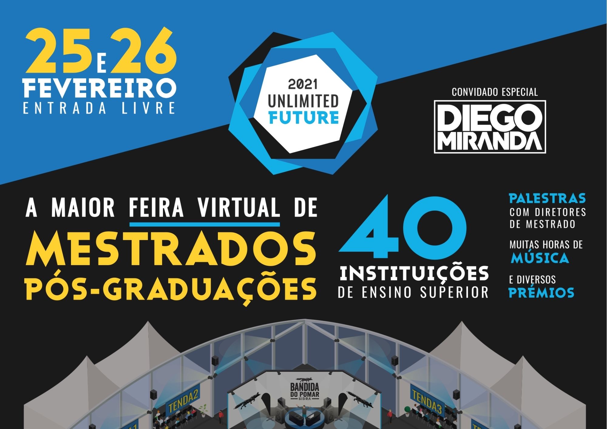 Faculdade de Arquitetura estará presente na Feita Virtual de Mestrados e Pós-Graduações a Unlimited Future