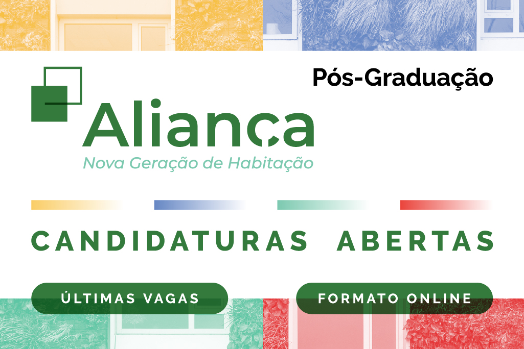 Candidaturas às formações / pós-graduações na área da Habitação, em formato online, até 29 de julho