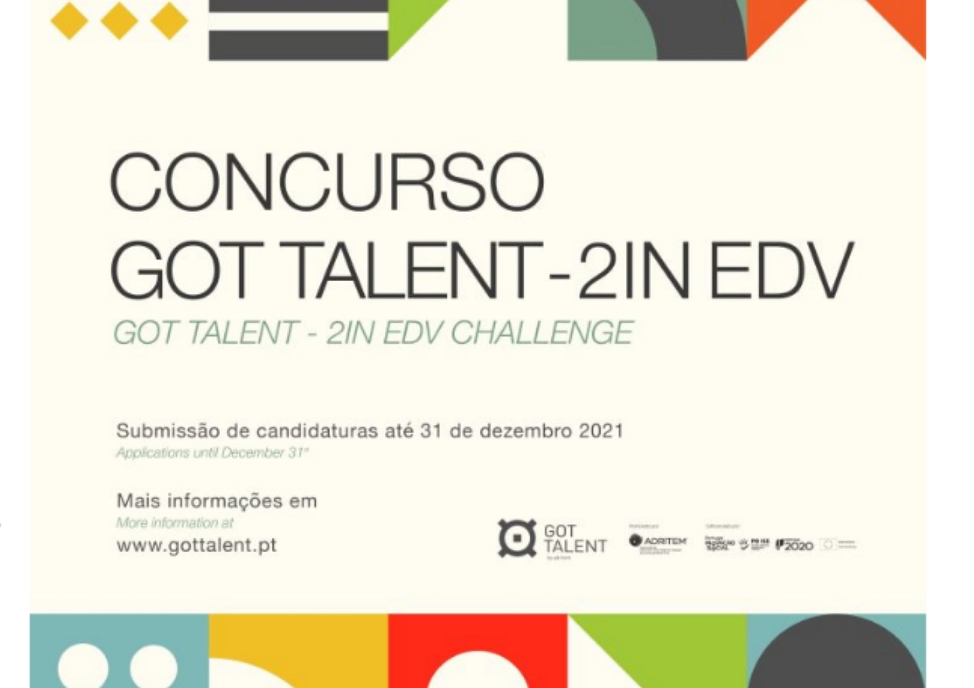 Projeto Got Talent abre candidaturas. Até 31 de dezembro para jovens até aos 35 anos