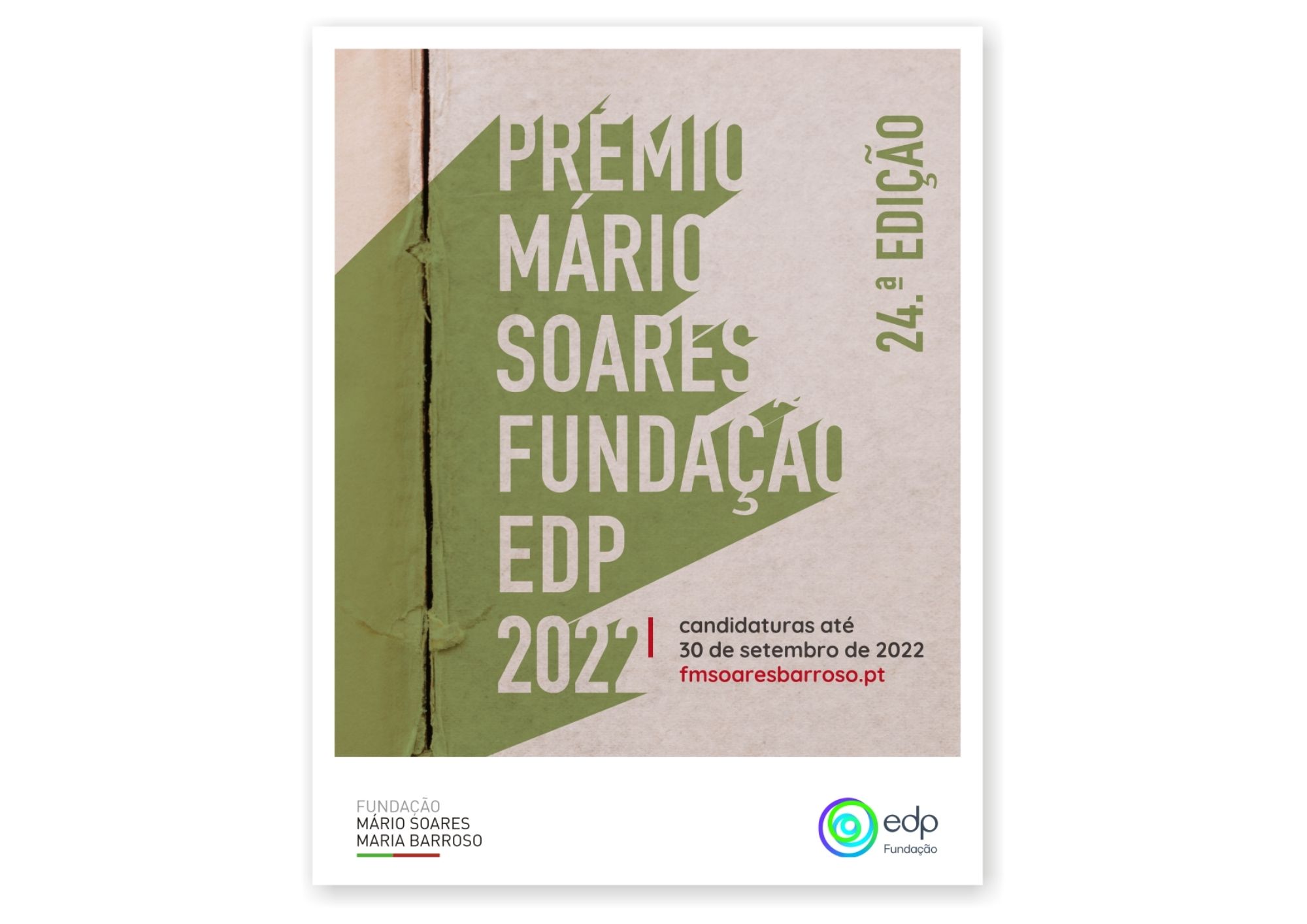 Prémio Mário Soares-Fundação EDP 2022, candidaturas até 30 de setembro