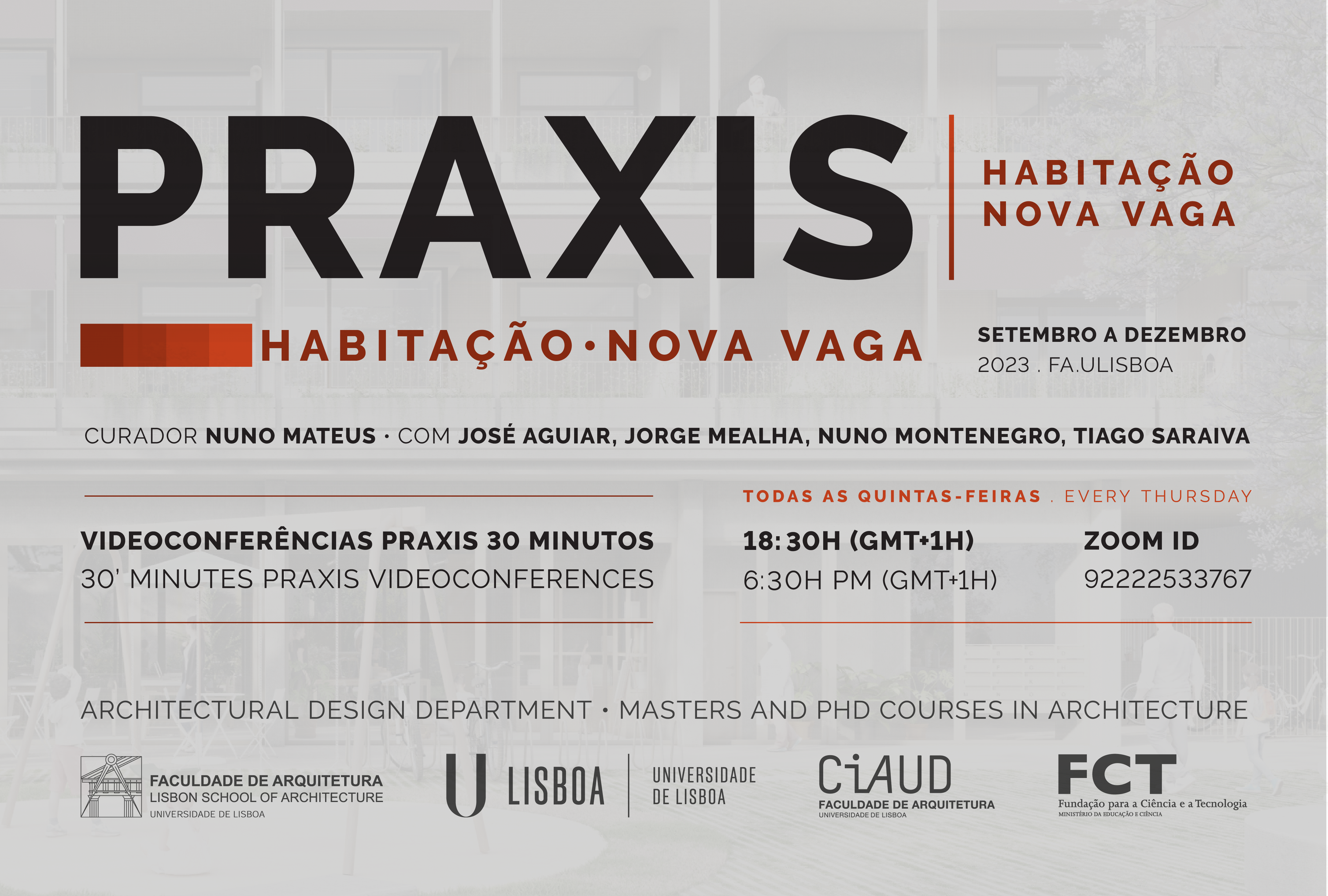 6.ª Edição do Ciclo de Conferências Praxis | Habitação Nova Vaga