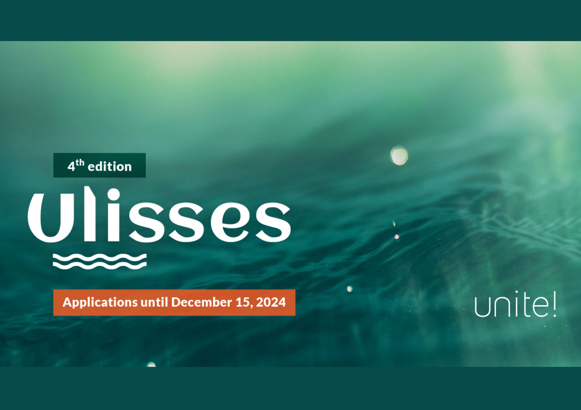O Projeto ULISSES está de volta para a 4ª Edição! Candidaturas abertas até 15 de janeiro de 2024