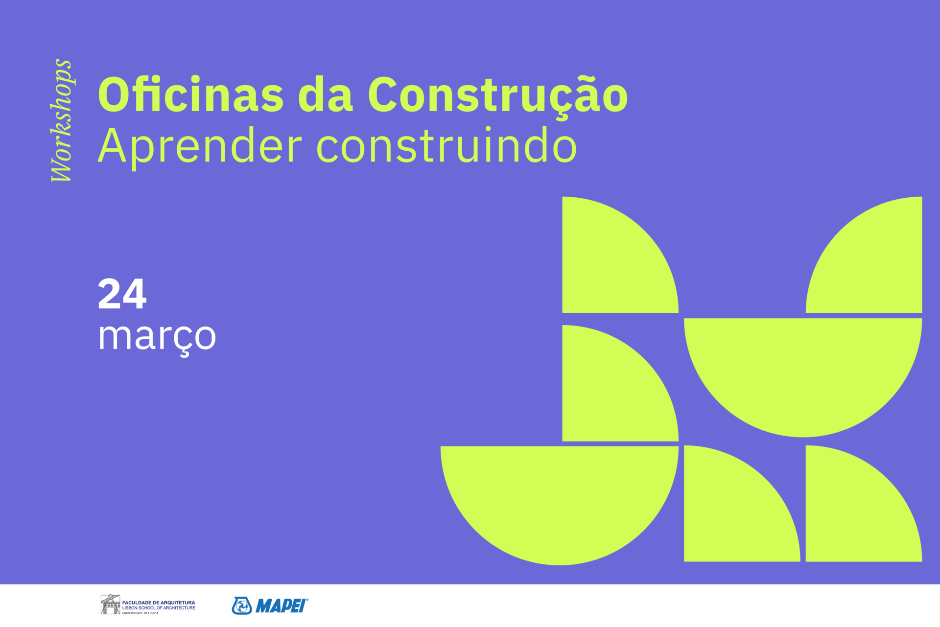 Oficinas da Construção – Aprender construindo” - Workshop Grupo MAPEI