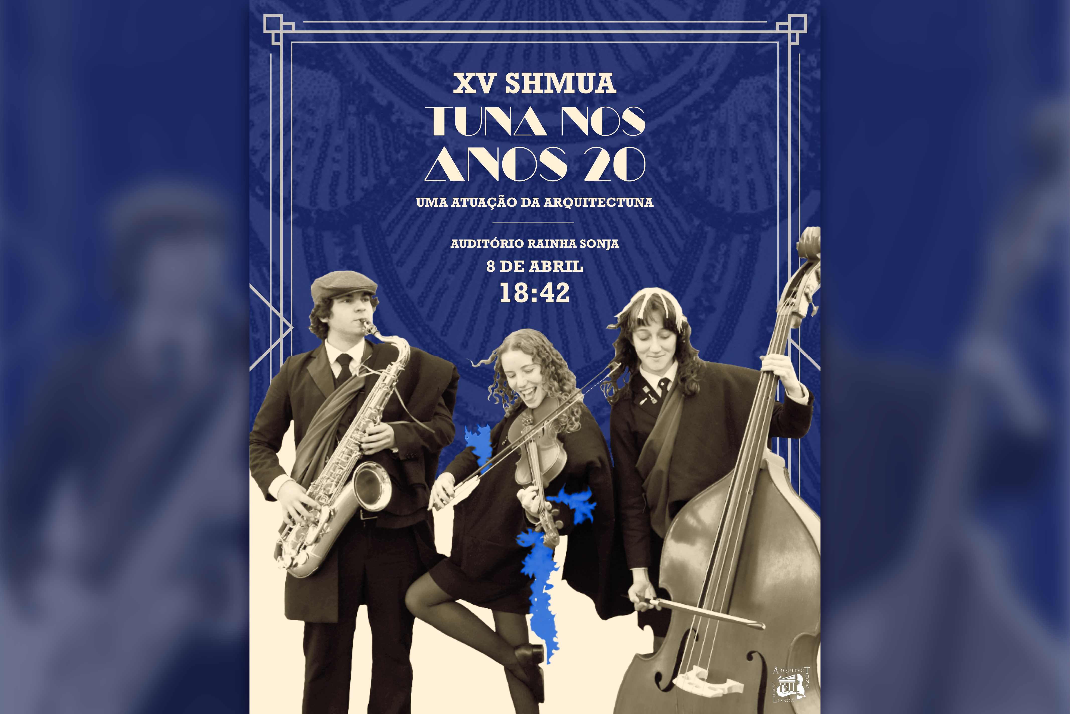 ArquitecTuna atua no CUBO com tema dos anos 20