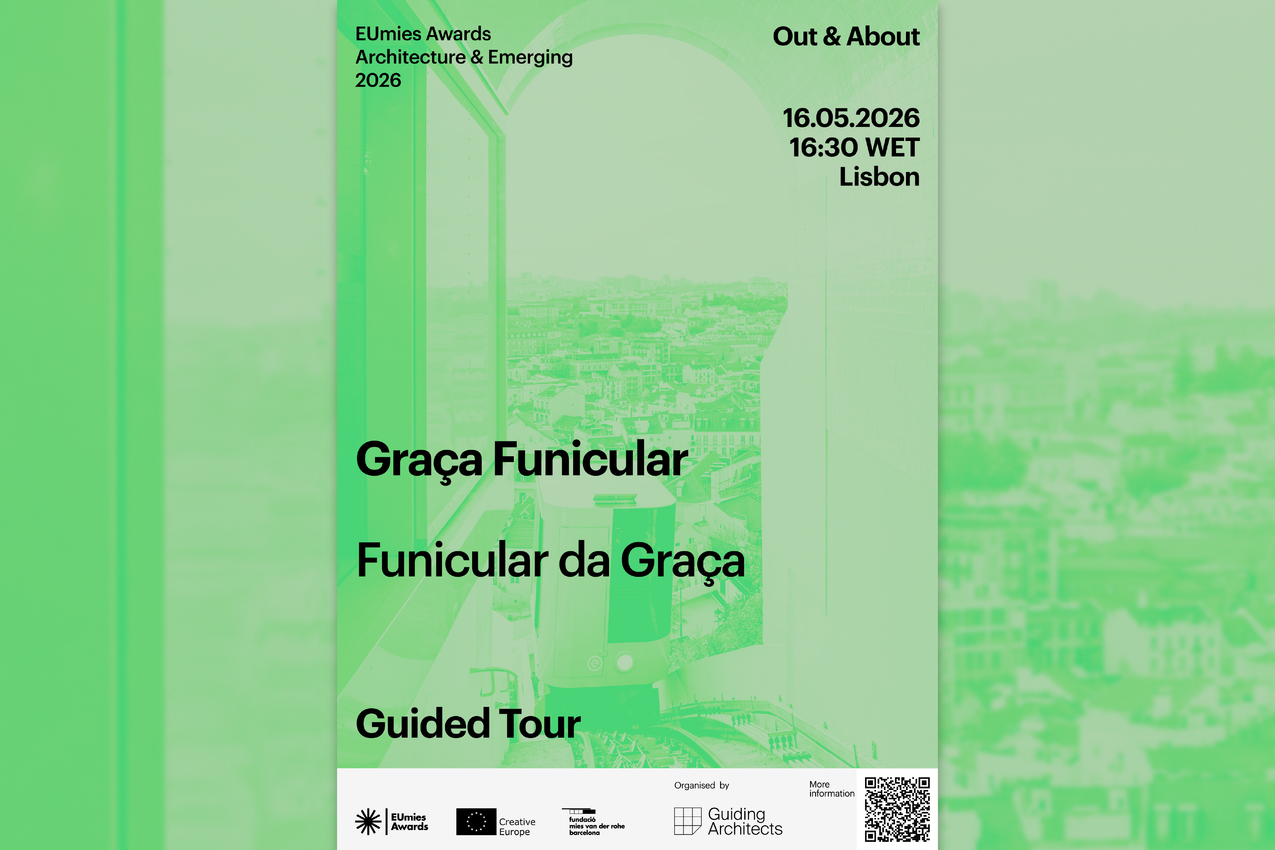 Professor João Favila Menezes realiza visita guiada ao Funicular da Graça
