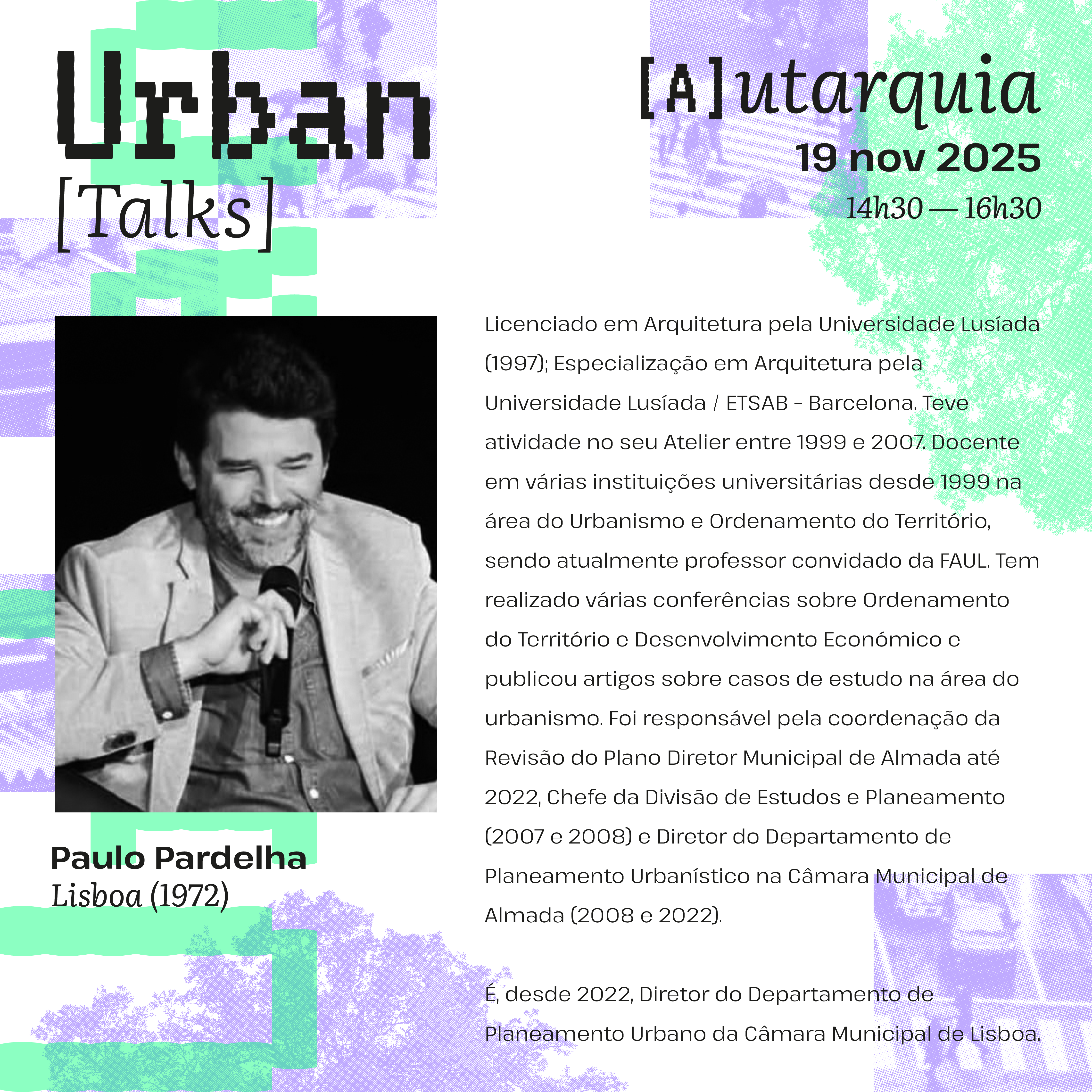 Urban Talks 2025 Post Bio Paulo Pardelha
