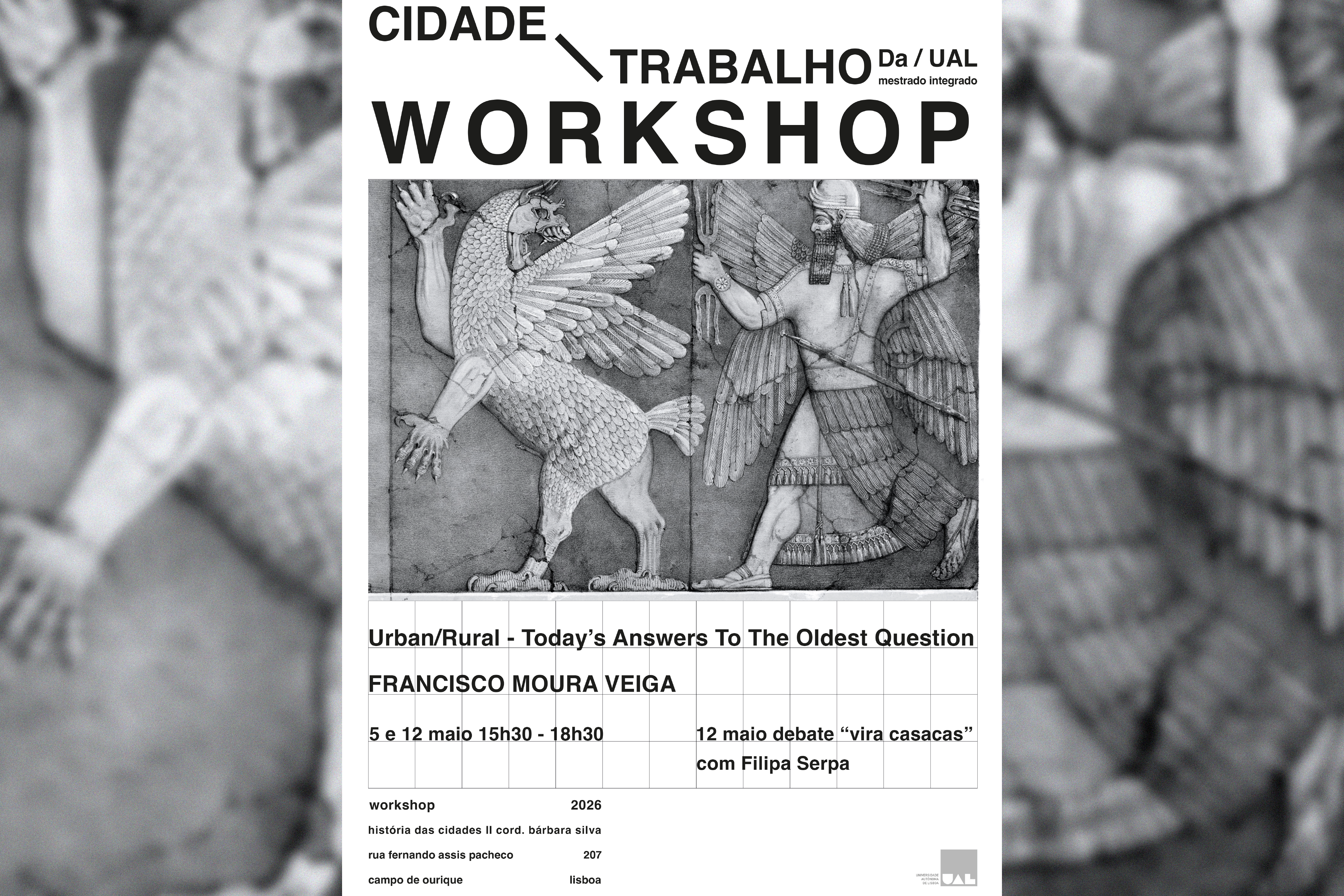 Filipa Serpa participa da conversa/workshop 