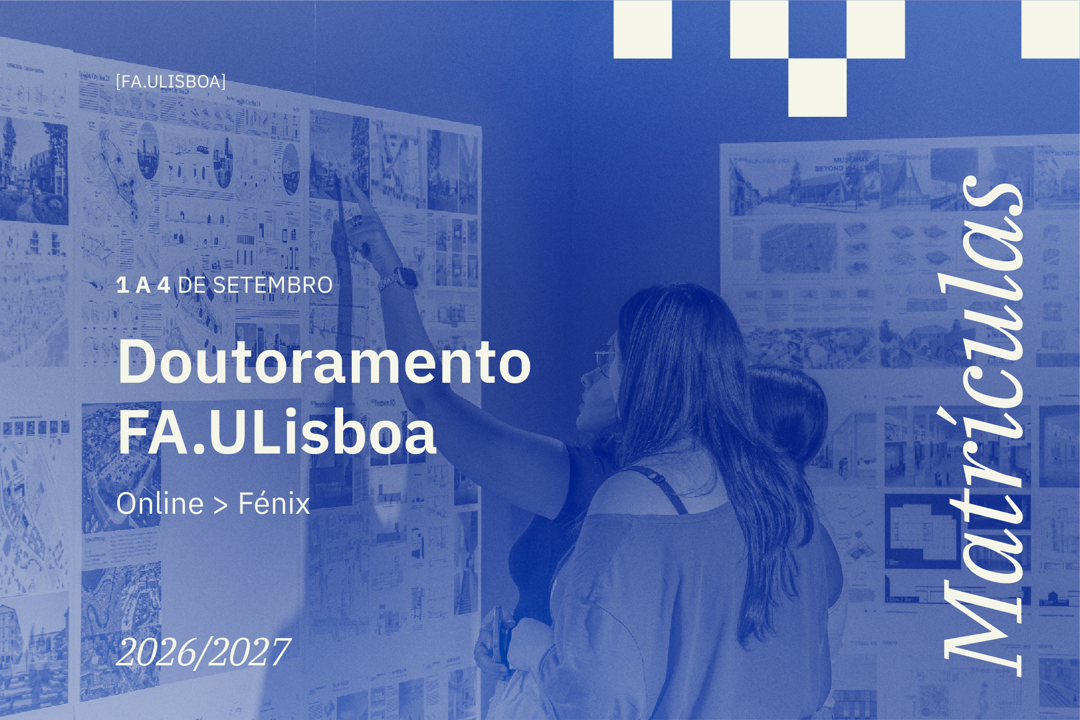 Matrículas 2026/2027 para colocados em Doutoramento (1 e 4 de setembro)