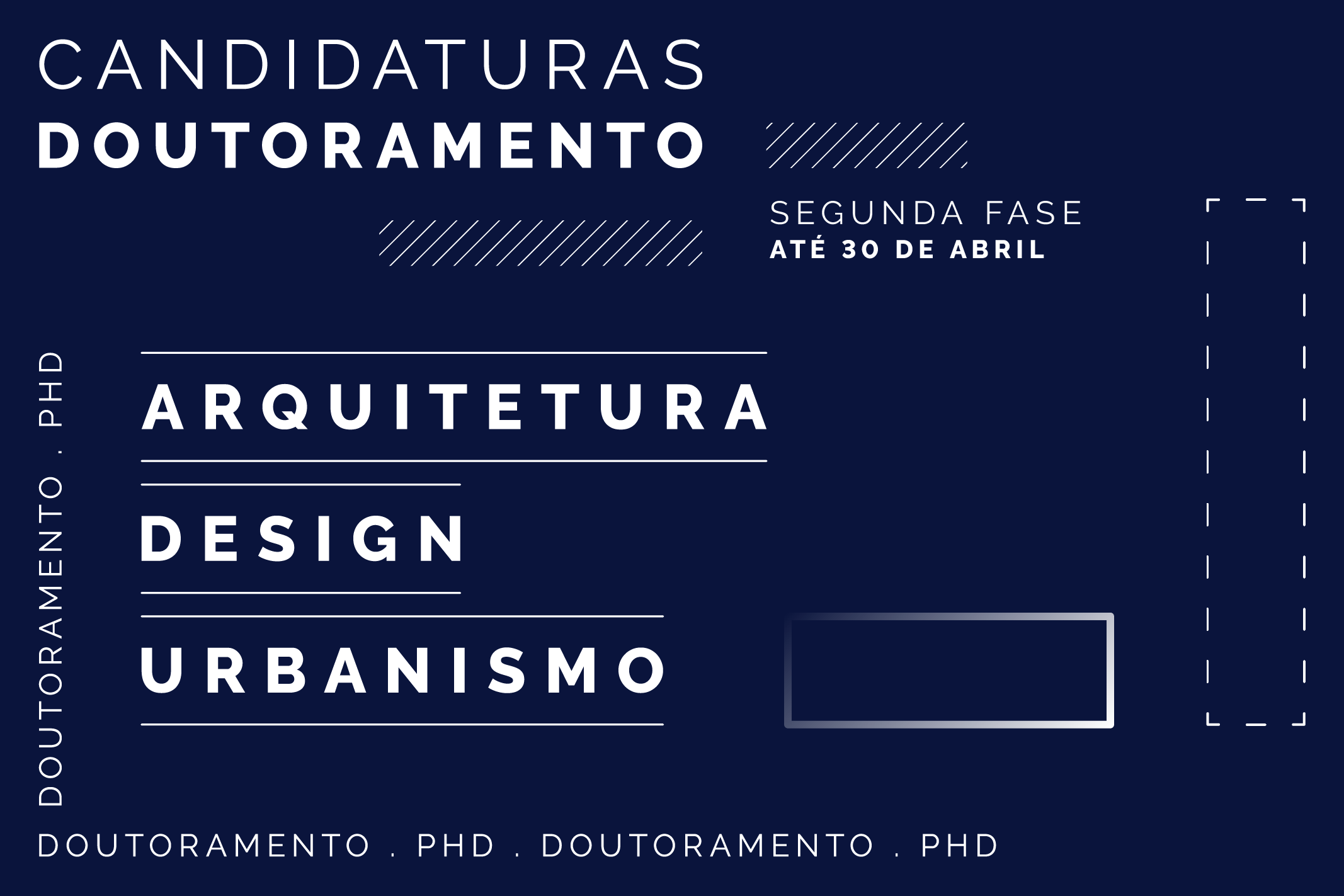 A 2ª fase de candidaturas aos cursos de doutoramento para o ano letivo 2024/25 decorre até 30 de abril