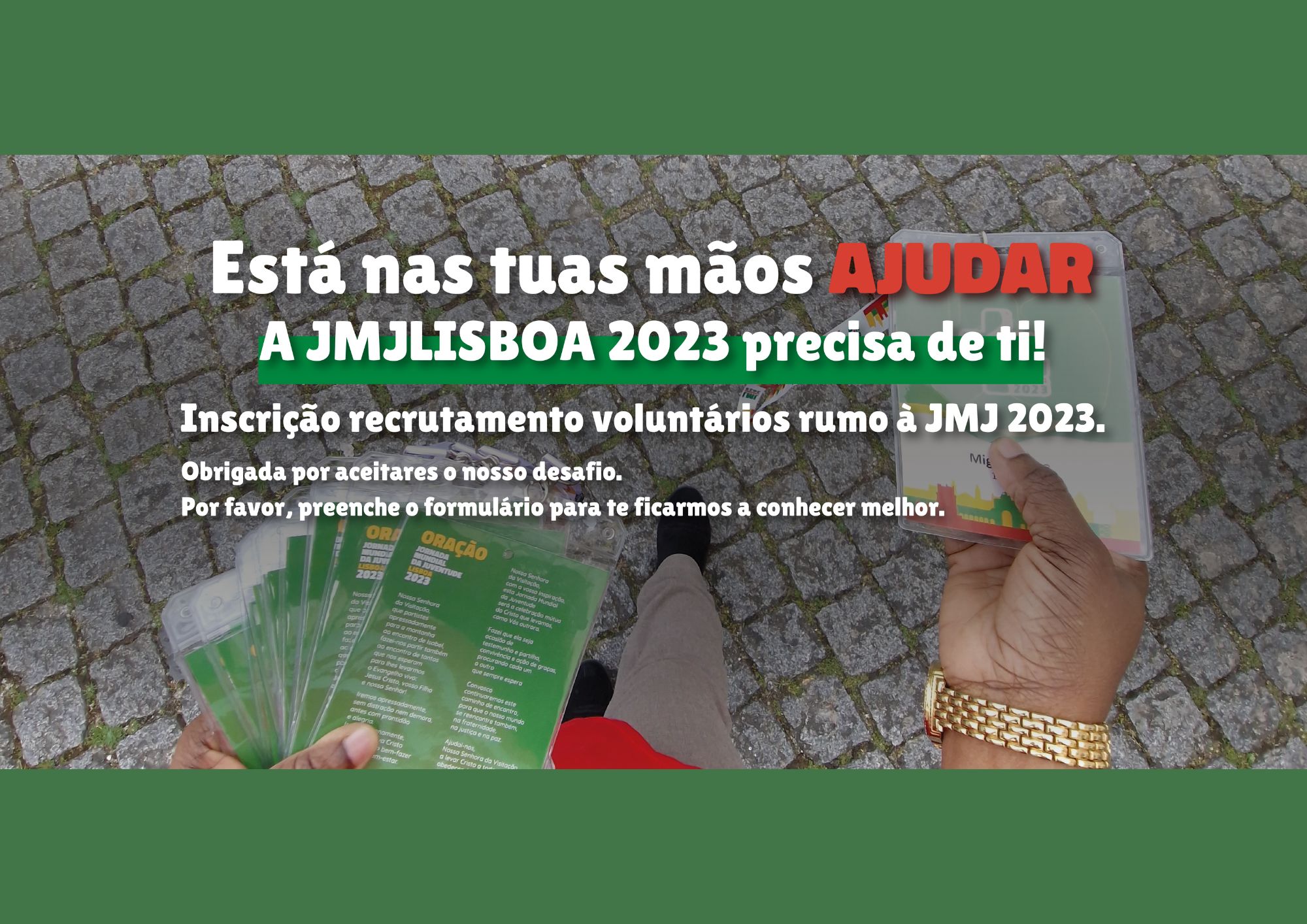 Faculdade de Arquitetura da Universidade de Lisboa - Inscrições abertas  para o festival da Juventude JMJ Lisboa2023 acontece de 1 a 6 de agosto em  Lisboa