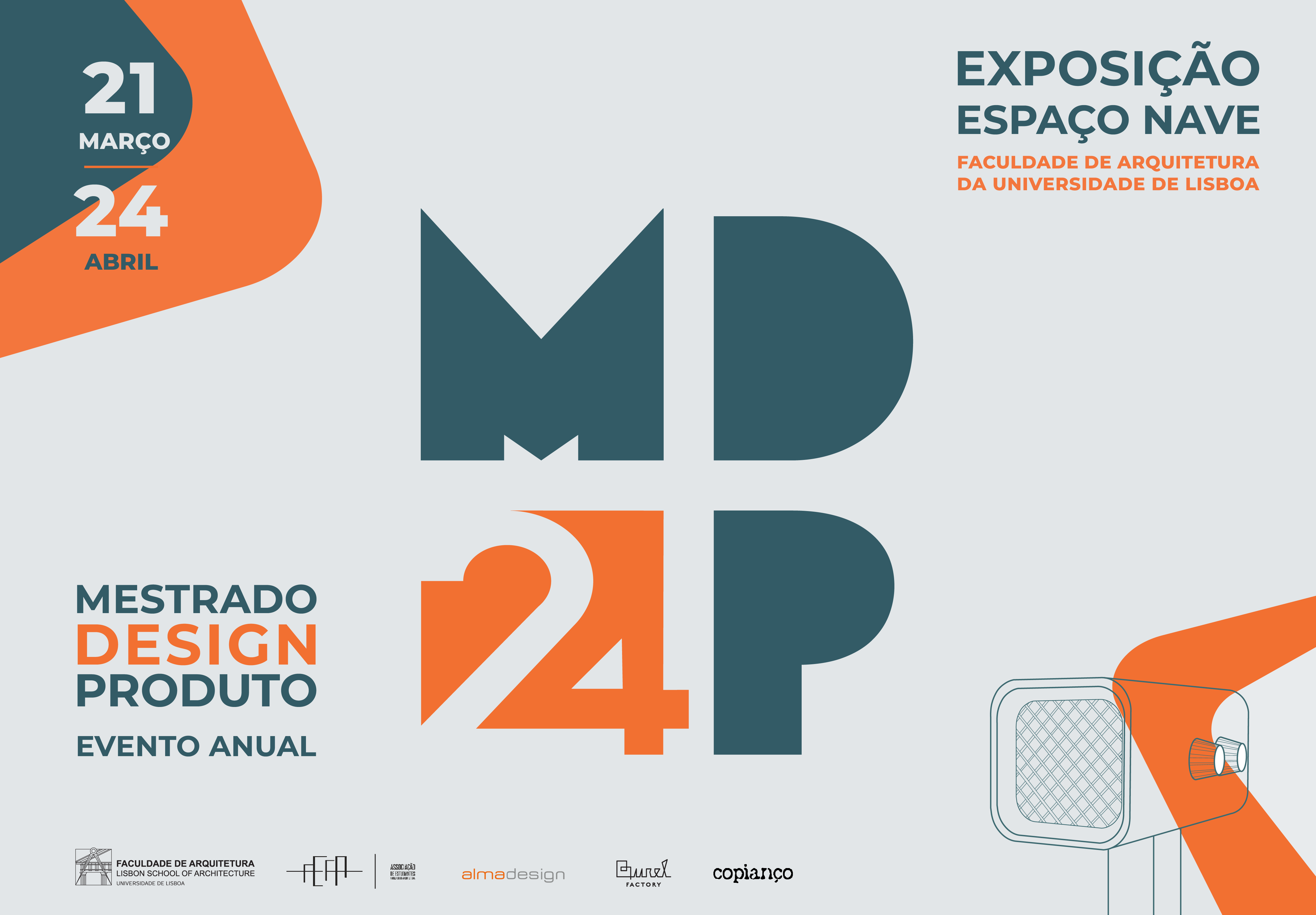 Exposição Mestrado Design de Produto Inaugura a 21 de março de 2024, na NAVE