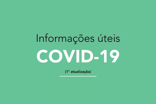 1º Atualização COVID19 - Comunicado a toda a comunidade da FA_ULisboa