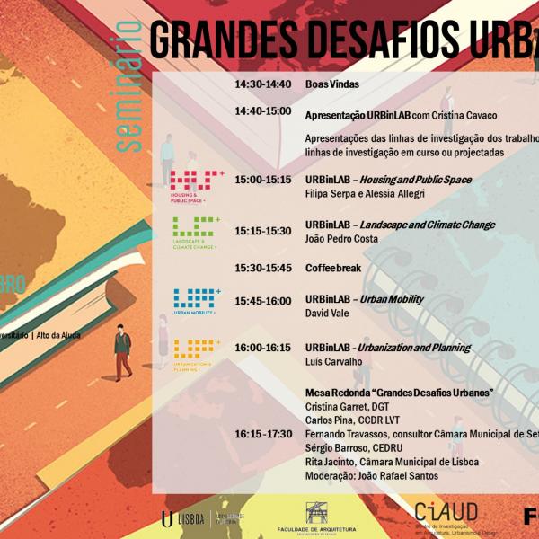 1º Seminário do URBinLAB: Grandes Desafios Urbanos