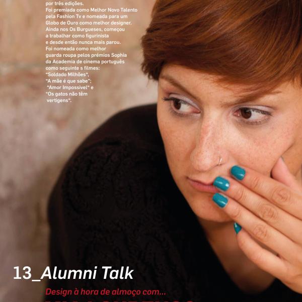 13_Alumni Talk: Design à hora de almoço com Mia Lourenço