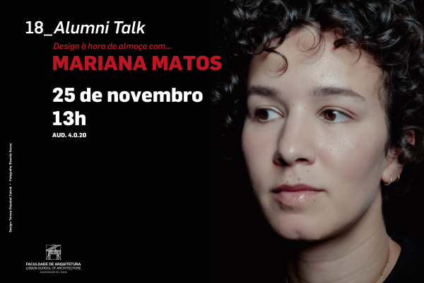 18.º Alumni talk com Mariana Matos