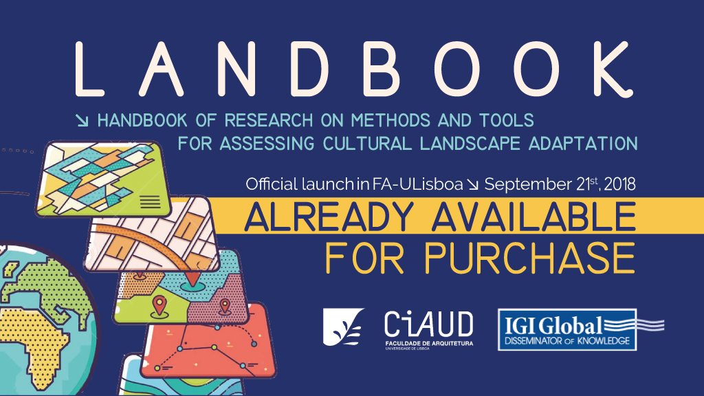 Lançamento online da publicação Handbook of Research on Methods and Tools for Assessing Cultural Landscape Adaptation