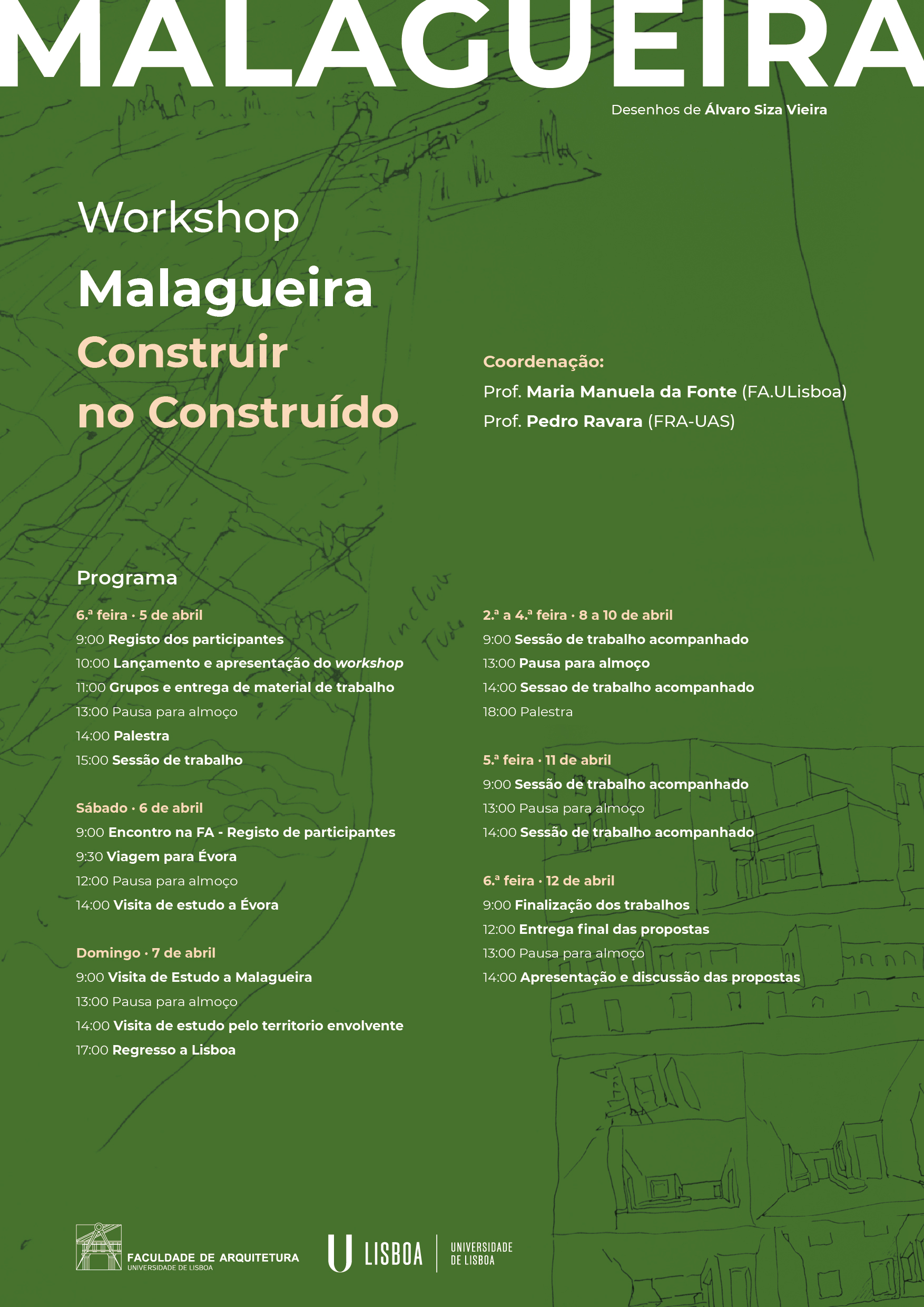 Workshop Malagueira Programa