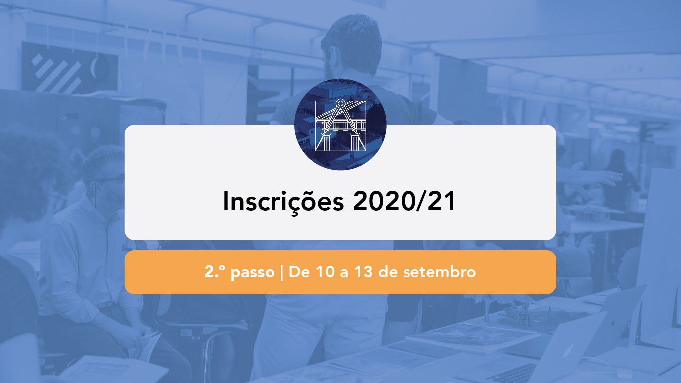 Inscrições para os alunos da FA para o ano letivo 2020/21