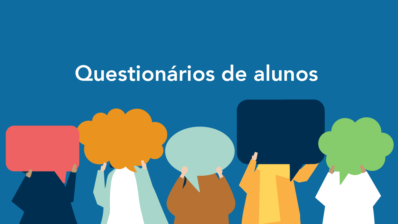 Divulgação de questionários de alunos de Mestrado e Doutoramento