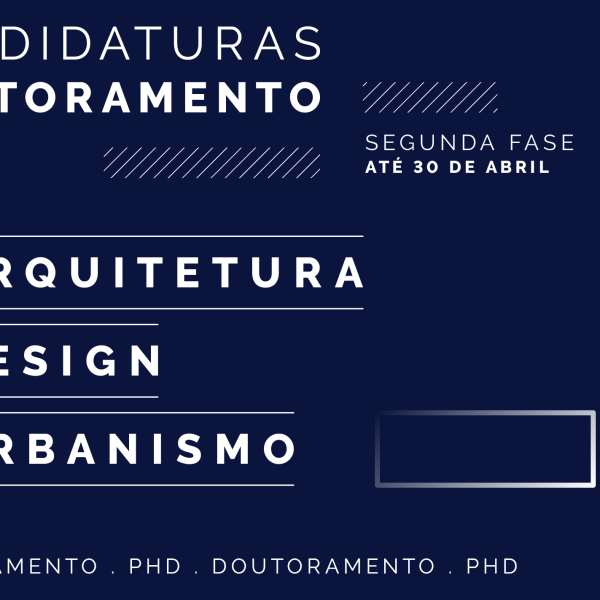 A 2ª fase de candidaturas aos cursos de doutoramento para o ano letivo 2024/25 decorre até 30 de abril