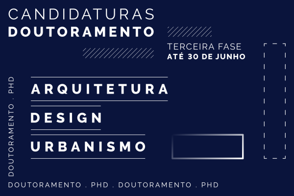 A 3ª fase de candidaturas aos cursos de doutoramento para o ano letivo 2023/24 decorre até 30 de junho.