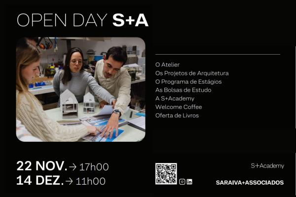 A Saraiva e Associados S+A abre as portas a estudantes e docentes dias 22 de novembro e 14 de dezembro