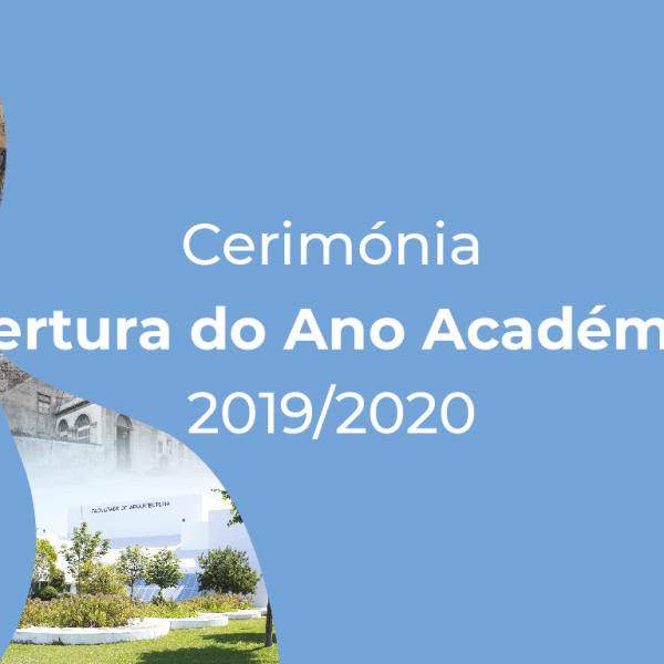 Abertura do Ano letivo FA.ULisboa 2019/2020