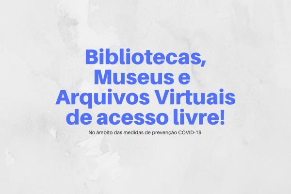 Acesso livre aos Arquivos de Bibliotecas e Museus Virtuais
