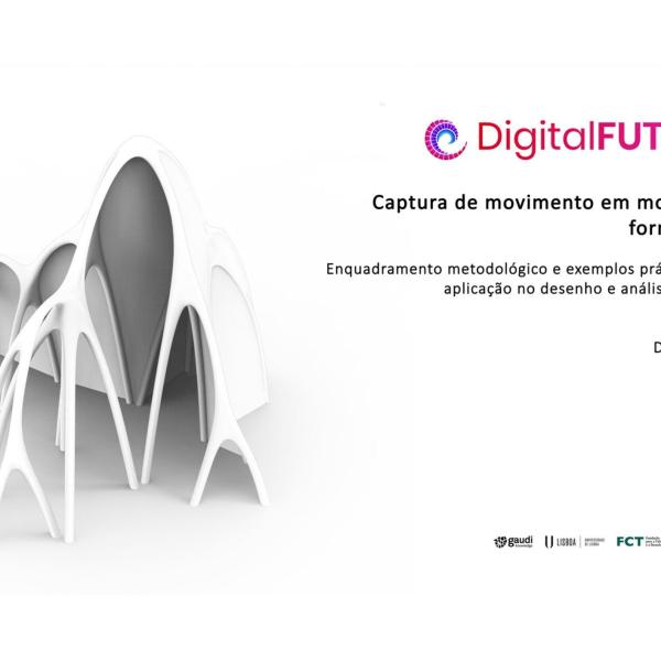 David Afonso, aluno de Doutoramento em Arquitetura da FA.ULisboa irá realizar um Workshop intitulado Captura de movimento em modelos de form-finding nos dias 27, 28 e 29 de julho 