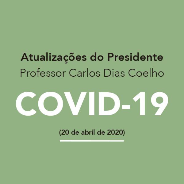 Atualizações ao plano de contingência até ao final de abril