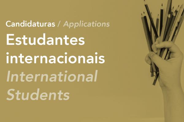 Candidaturas a estudantes internacionais abertas até dia 31 de janeiro
