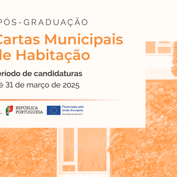 Candidaturas abertas para o curso “Cartas Municipais de Habitação”