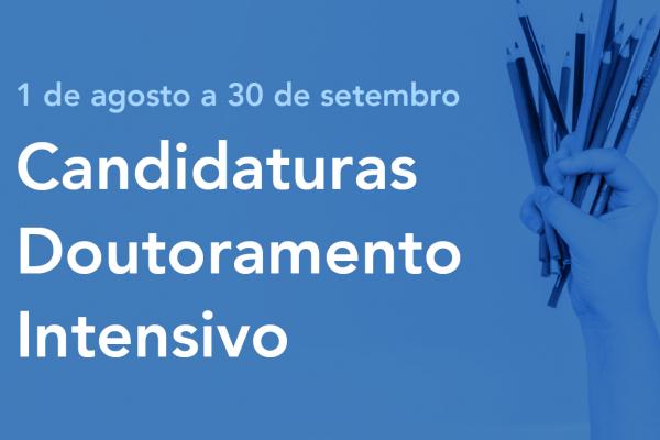 Candidaturas Doutoramento Intensivo