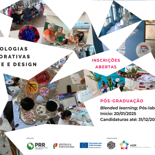 Candidaturas para a Pós-graduação em Metodologias Colaborativas em Arte e Design