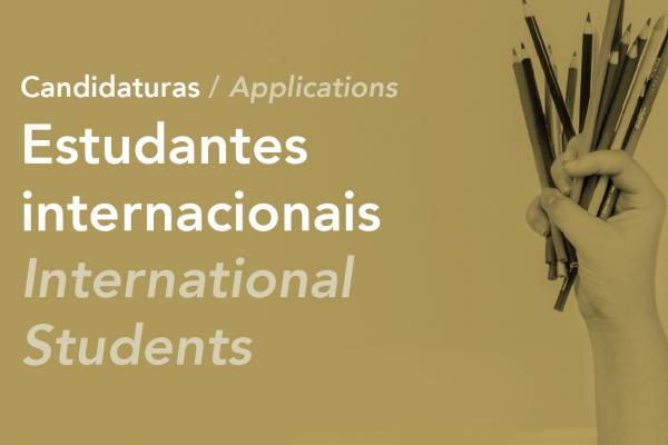 Candidaturas para estudantes internacionais 