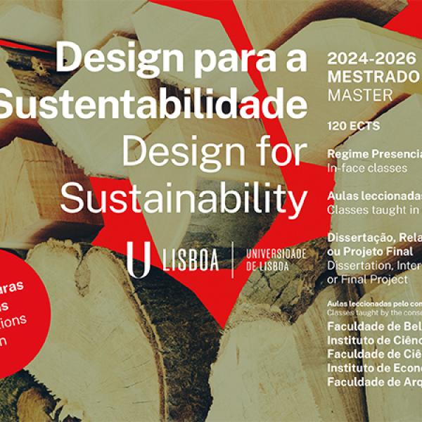 Candidaturas para o Mestrado em Design para a Sustentabilidade 