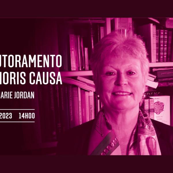 Cerimónia de atribuição do Doutoramento Honoris Causa a Annemarie Jordan, dia 14 de junho às 14h, na Faculdade de Belas Artes