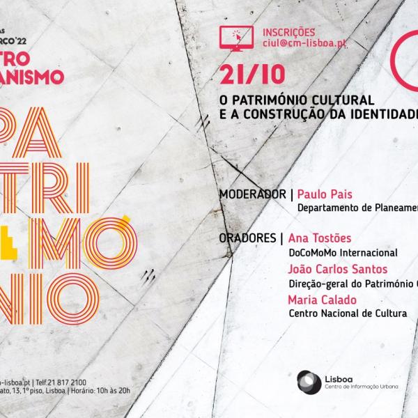 Ciclo de Conferências Encontro de Urbanismo, 21 de outubro