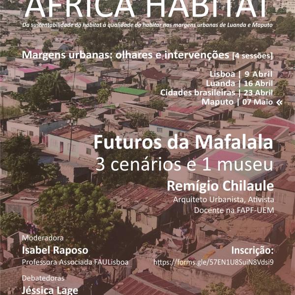 Ciclo de Conversas do Projeto África Habitat, dia 7 de maio pelas 13h