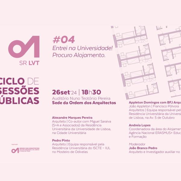 Ciclo de Sessões Públicas OASRLVT #04 
