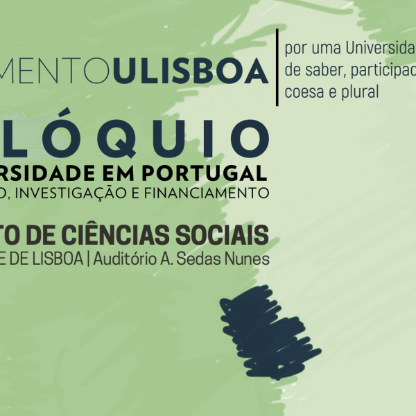 Colóquio: A Universidade em Portugal – Governação, Investigação e Financiamento