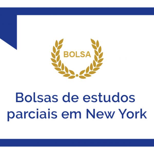 concurso de Bolsas parciais para estudos em Nova Iorque abertas até 21 de fevereiro