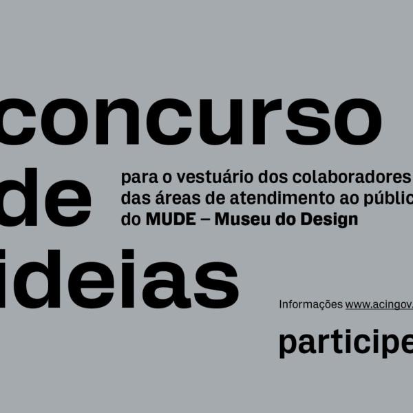 Concurso de ideias para o vestuário dos colaboradores das áreas de atendimento público do MUDE – Museu do Design - candidaturas até 14 de maio